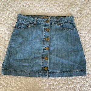 Denim skirt